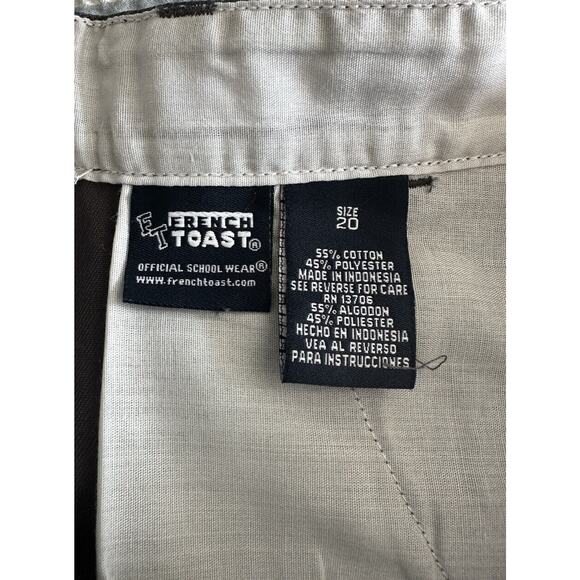 French Toast Official School Wear Uniform Youth Slim Fit Gray Chino Pant 20/31 - Picture 4 of 4